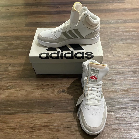 adidas Other - Adidas sz 7.5 men's Hoops 3.0 high top sneakers NWT